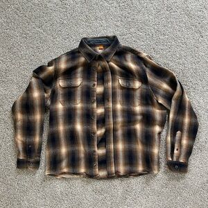 nwot tailor vintage plaid work shirt